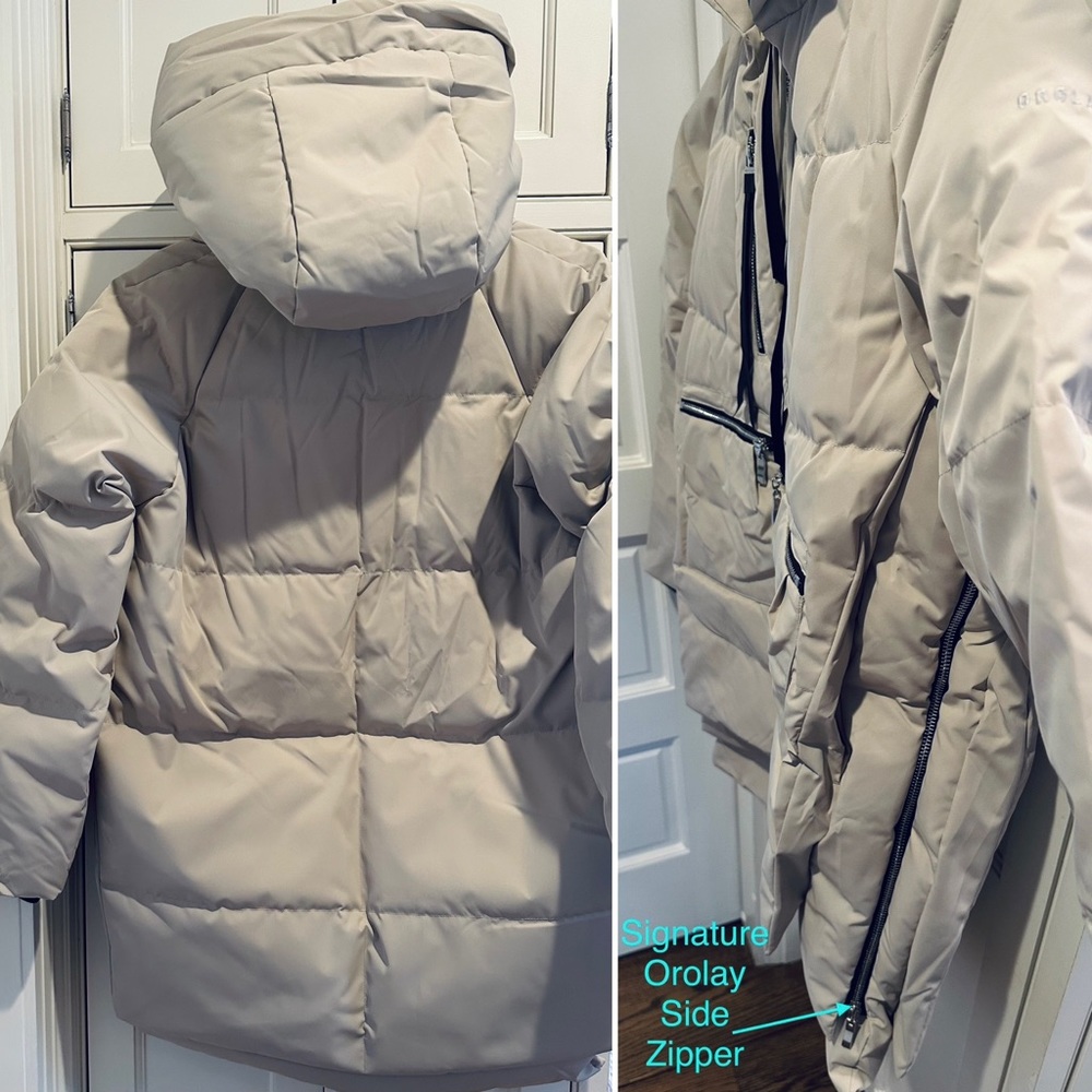 NWT Orolay Coat BEIGE SMALL Thickened Down Jacket Warm Coat UPDATED MODEL Womens - Picture 8 of 16